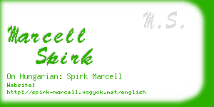 marcell spirk business card